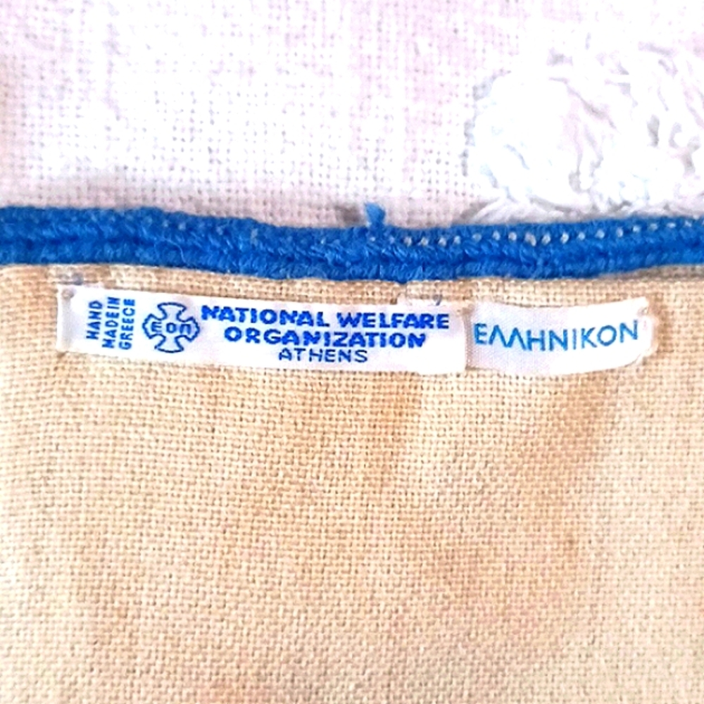 Needlepoint Pillow/Decor Hand Made In Greece 🇬🇷 - Picture 4 of 12